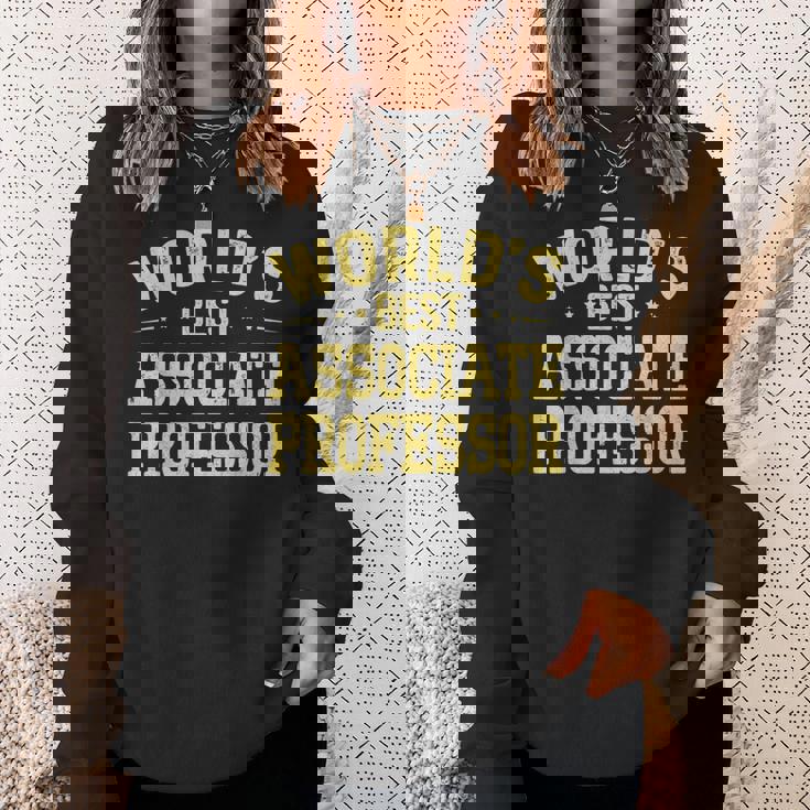 ワールドベスト准教授職位准教授 スウェットシャツ 彼女への贈り物