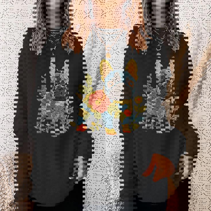 ヴィンテージ フレンチブルドッグ ママ 犬 フレンチブルドッグ 母の日 スウェットシャツ 彼女への贈り物