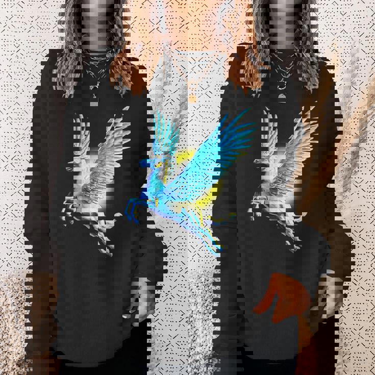 ヴィンテージ ペガサス 神話 ギリシャ空飛ぶ馬 神話 スウェットシャツ 彼女への贈り物