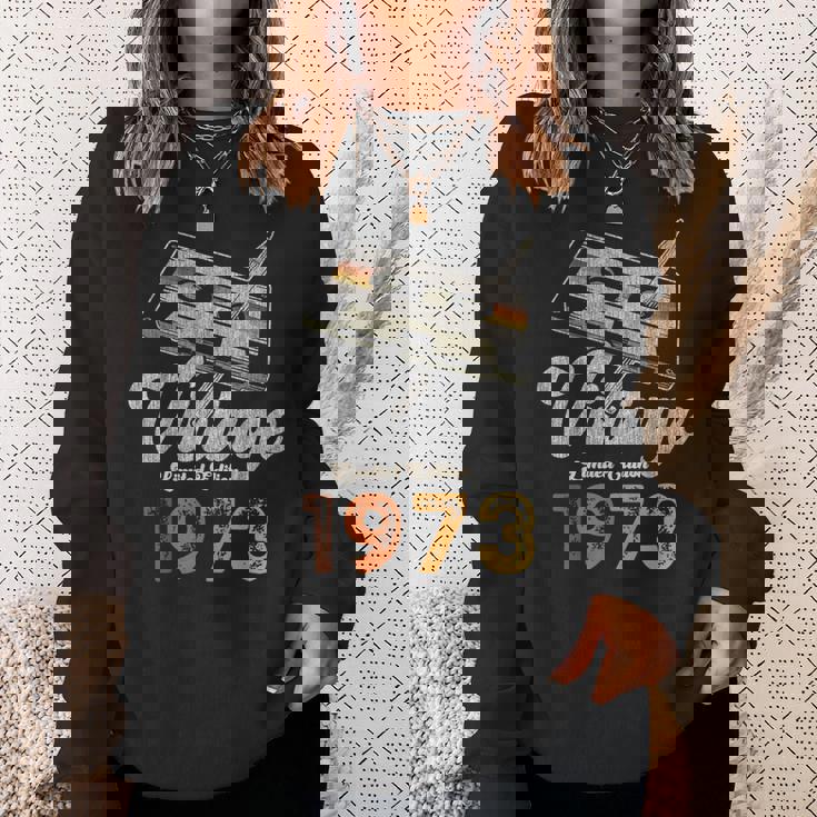 ヴィンテージ1973 カセット・ペンシル 53歳の誕生日 スウェットシャツ 彼女への贈り物