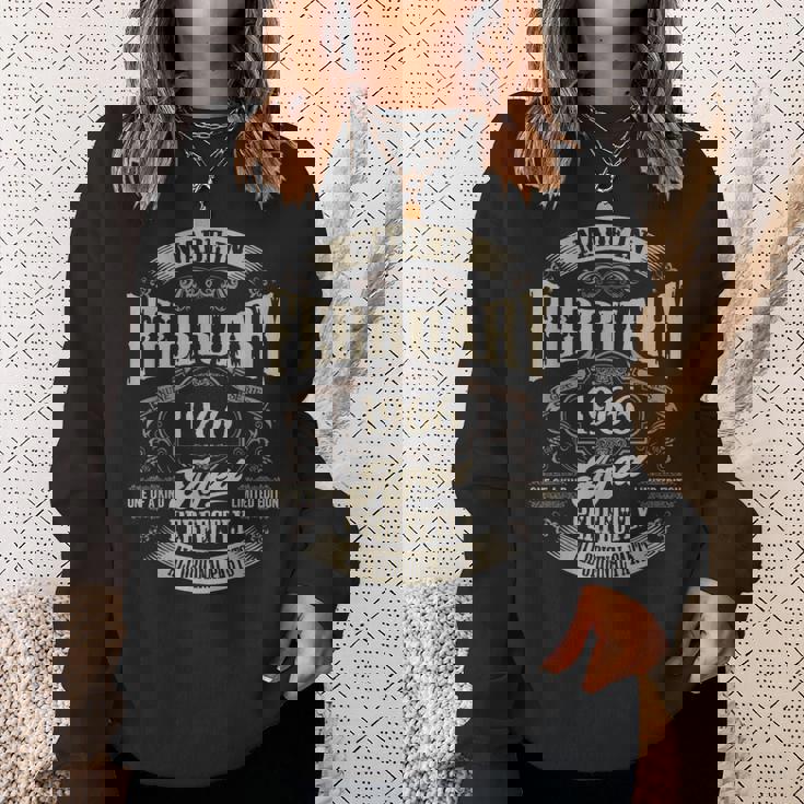 ヴィンテージ還暦伝説 1966年2月 60歳の贈り物 スウェットシャツ 彼女への贈り物