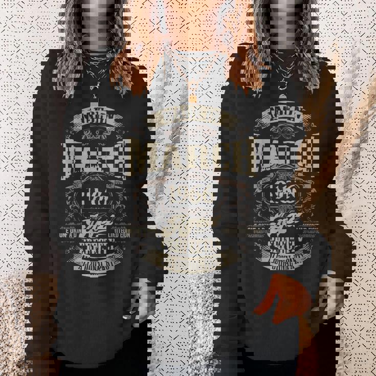 ヴィンテージ還暦伝説 1966年3月 60歳の贈り物 スウェットシャツ 彼女への贈り物