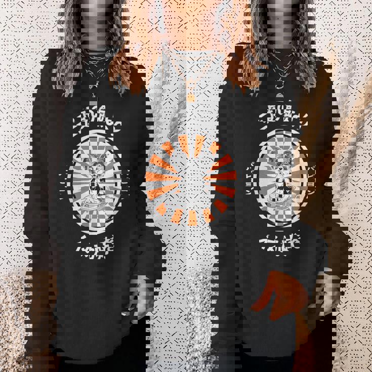 三度の飯より犬が好き パピヨン グッズ おもしろ 面白い ネタ 笑える ことわざ 犬好き 和風 レトロ スウェットシャツ 彼女への贈り物