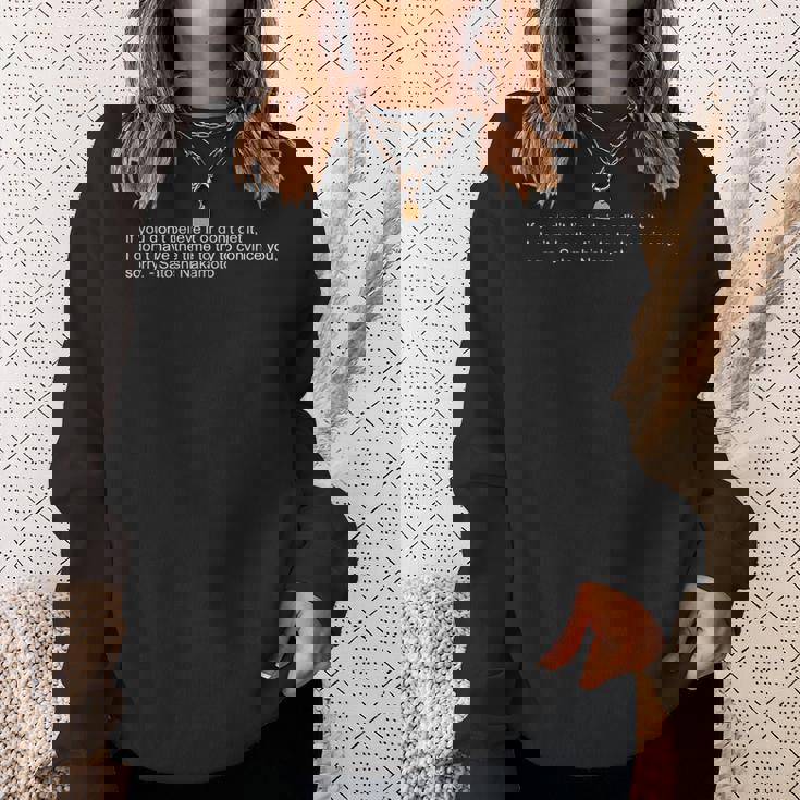 中本聡 名言 ビットコイン クリプトbtc 聡 スウェットシャツ 彼女への贈り物