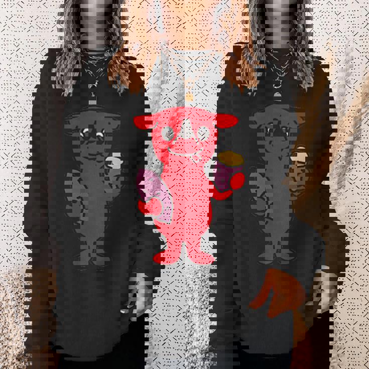 千葉県ご当地キャラとさつまいも スウェットシャツ 彼女への贈り物