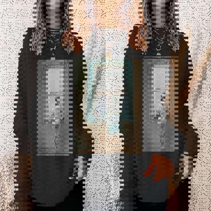 名画イラスト スウェットシャツ 彼女への贈り物