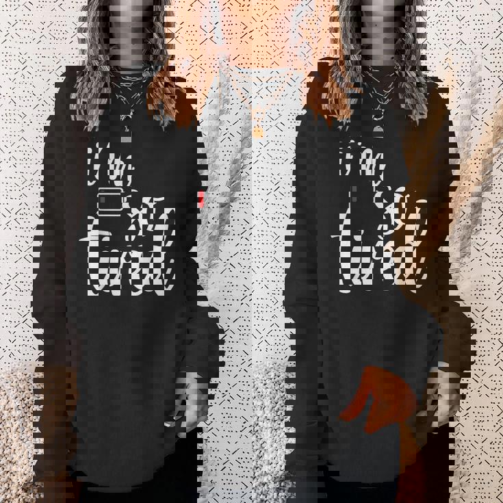 子育て とても疲れました スウェットシャツ 彼女への贈り物