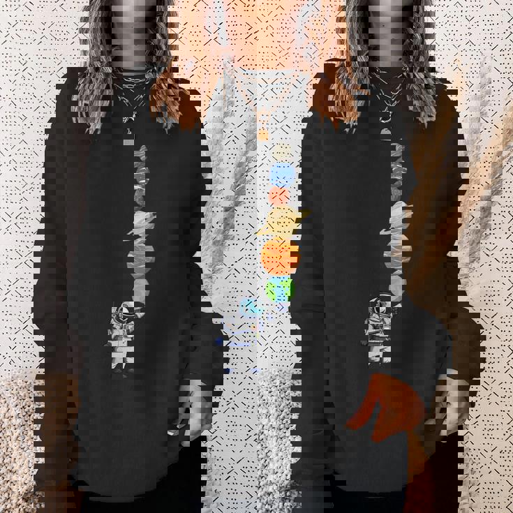 宇宙飛行士 プラネット アイスクリーム 宇宙服 スウェットシャツ 彼女への贈り物