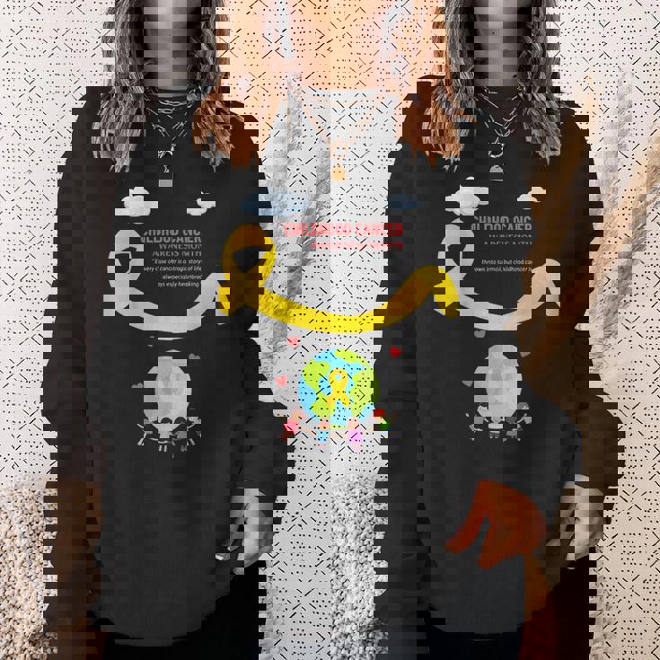 小児がん啓発月間 スウェットシャツ 彼女への贈り物