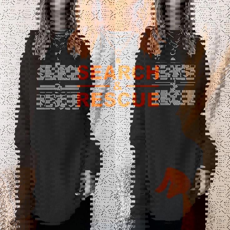 捜索救助 緊急対応捜索チームar ユニフォーム スウェットシャツ 彼女への贈り物