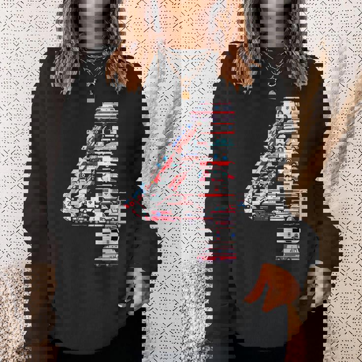 救急車 テーマ 4歳の誕生日 キッズ 男の子 4歳 スウェットシャツ 彼女への贈り物