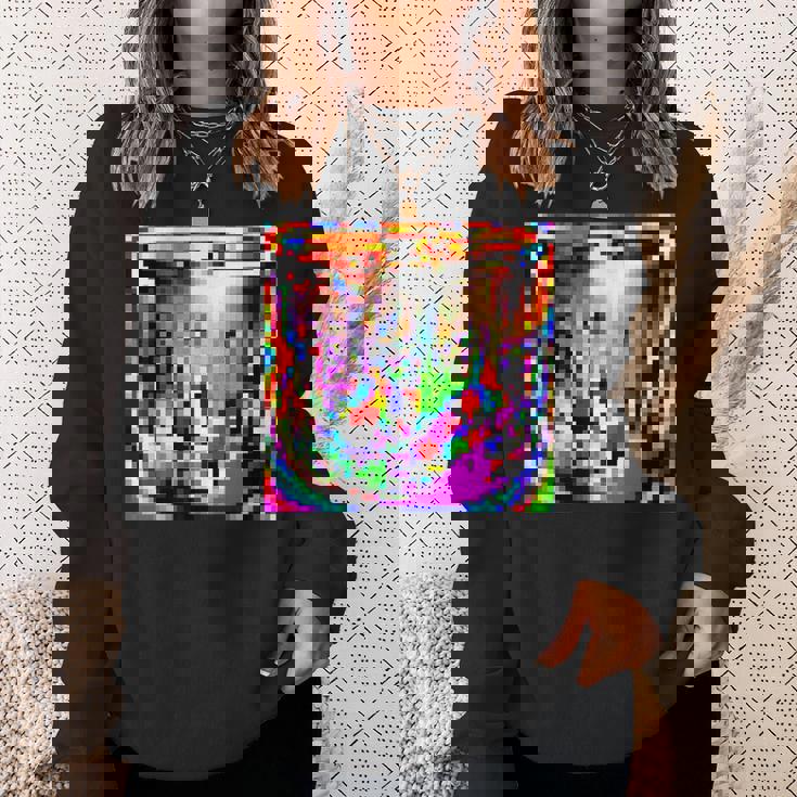 敵対的 アンチフェイシャル認識 カモフラージュ インビジビリティ スウェットシャツ 彼女への贈り物