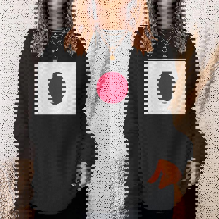 日本の国旗 日の丸 昇る太陽 日本 日書き デザイン スウェットシャツ 彼女への贈り物