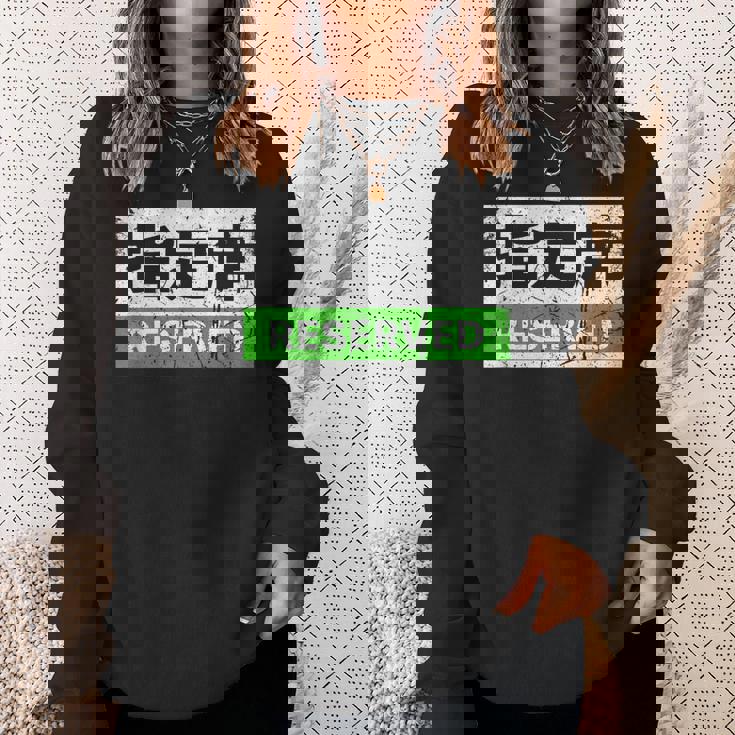 日本列車予約シート標識 新幹線 スウェットシャツ 彼女への贈り物