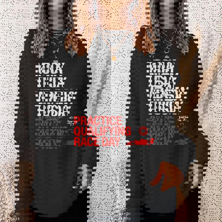 月曜 火曜 水曜 木曜 練習 予選 レース スウェットシャツ 彼女への贈り物