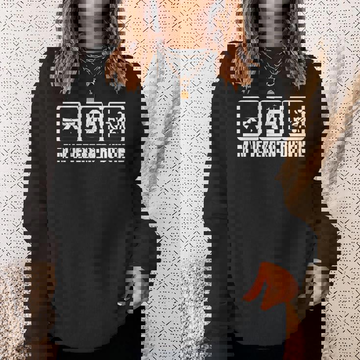 柔道整復師の週末スケジュール 柔道愛好家 長袖tシャツ スウェットシャツ 彼女への贈り物