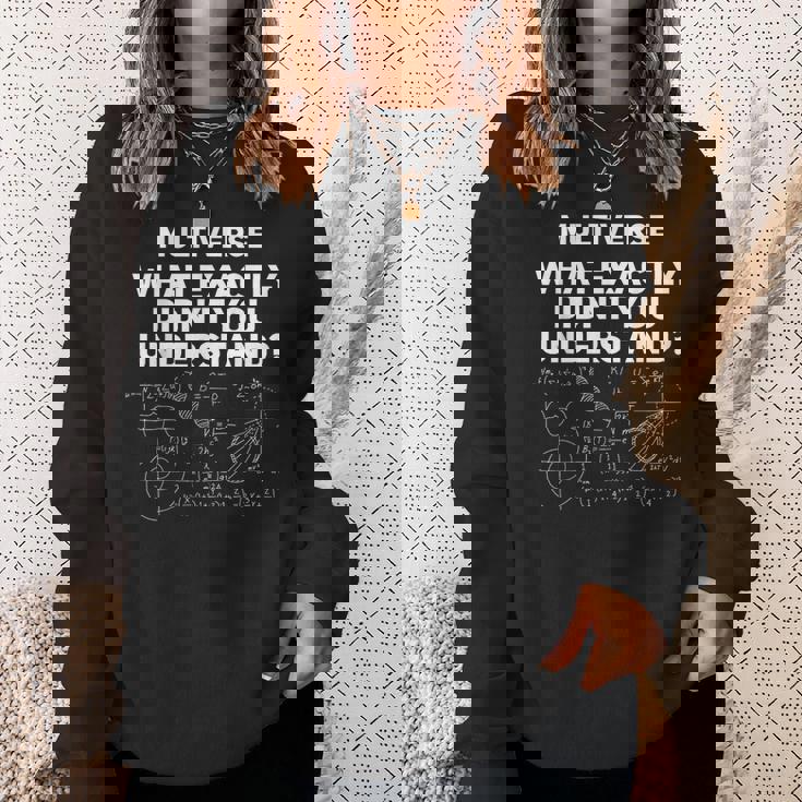 次元移動未来量子力学マルチバース スウェットシャツ 彼女への贈り物