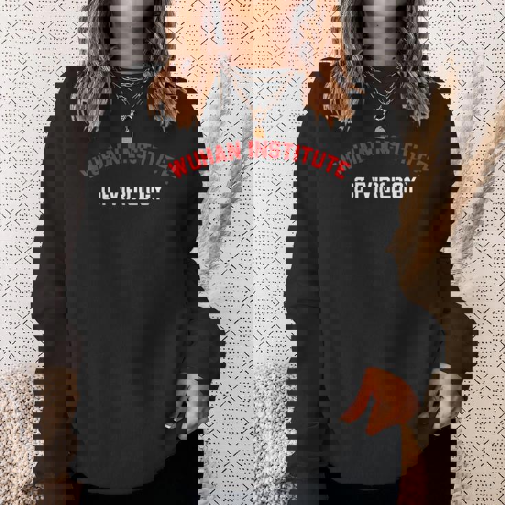 武漢ウイルス学研究所アパレル スウェットシャツ 彼女への贈り物