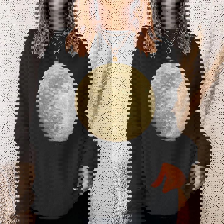 満月 夜空 月 スウェットシャツ 彼女への贈り物