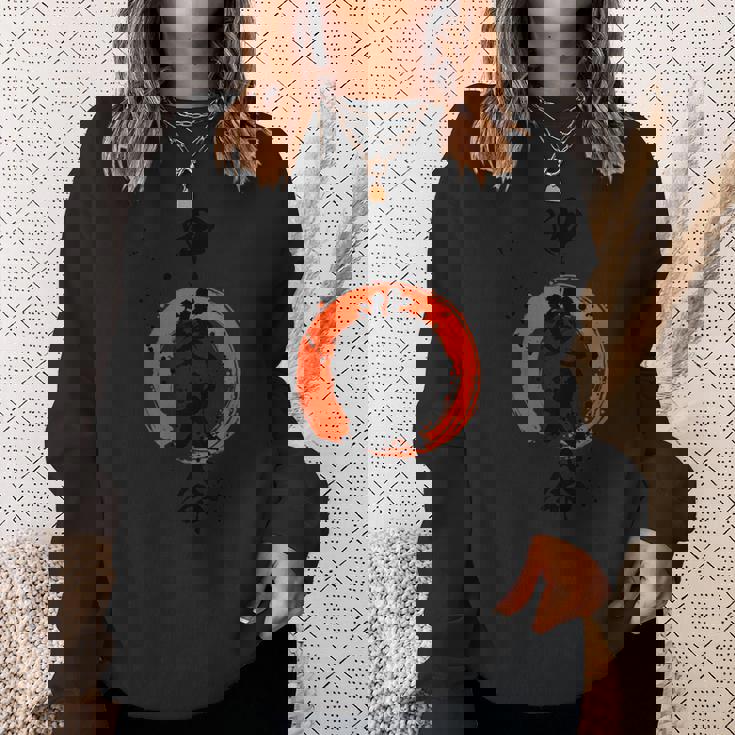 甲斐犬命 筆文字 和風 スウェットシャツ 彼女への贈り物