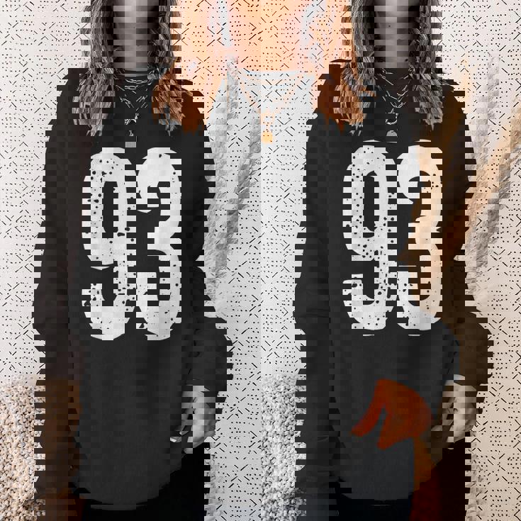 番号 93 スウェットシャツ 彼女への贈り物