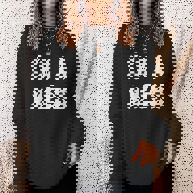 私はめちゃくちゃだ スウェットシャツ 彼女への贈り物