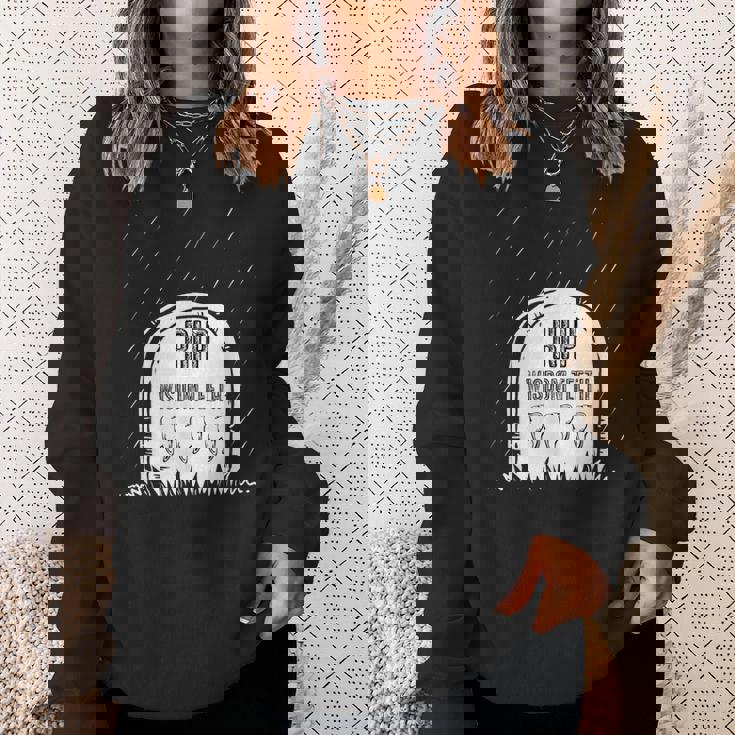 親知らずの歯 面白い 歯科 抜歯 歯医者 スウェットシャツ 彼女への贈り物