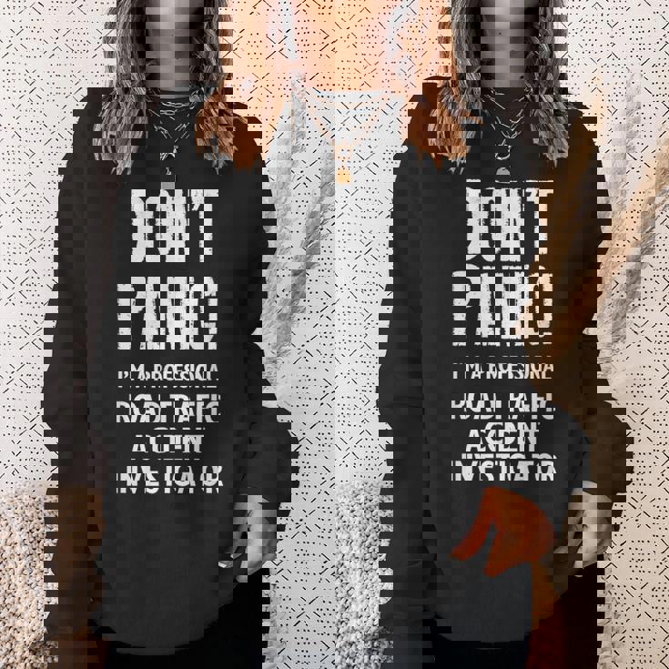 道路交通事故調査官 スウェットシャツ 彼女への贈り物