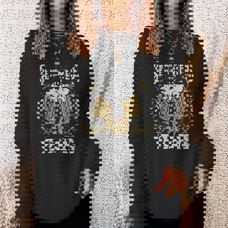 還暦祝い 60歳 1966年 ビール デザイン 面白い メンズ レディース 長袖tシャツ スウェットシャツ 彼女への贈り物