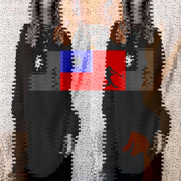 野球リーグ台湾国旗 アジア代表選手 スウェットシャツ 彼女への贈り物