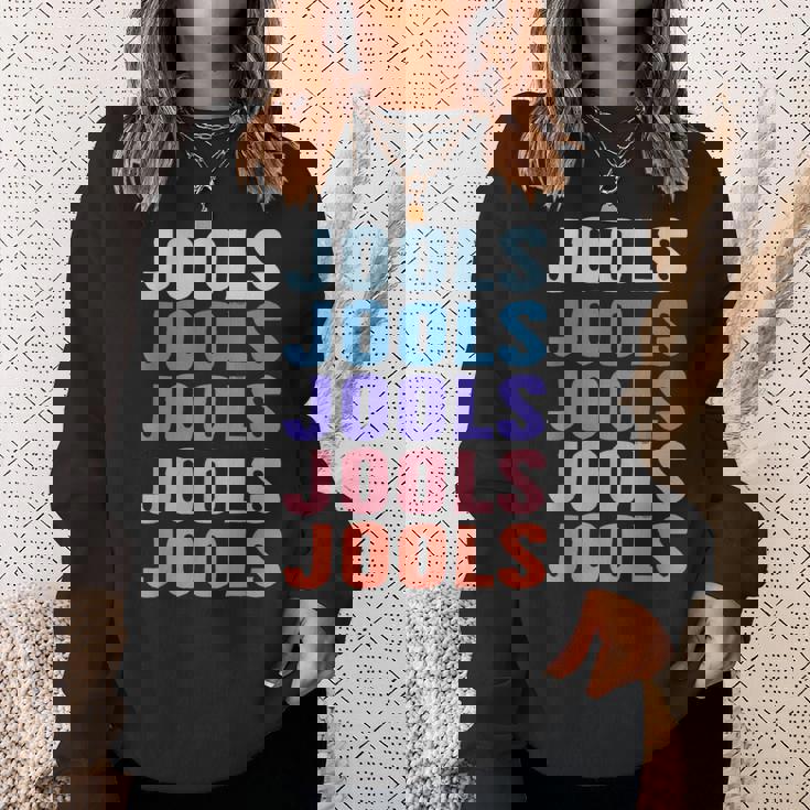 面白いギフト名 Jools 名入れ名 スウェットシャツ 彼女への贈り物