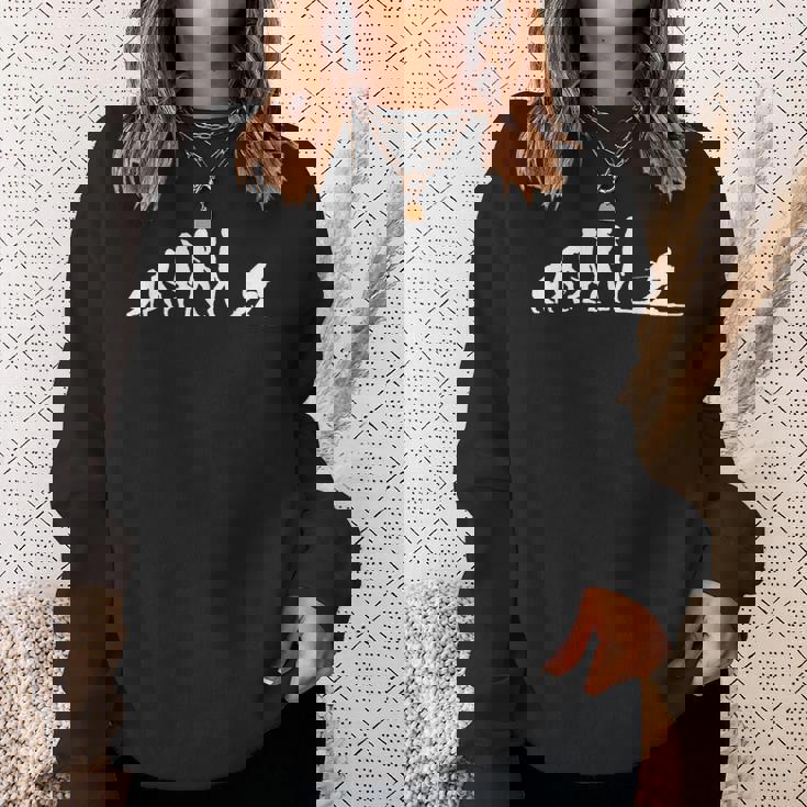 面白いスキー スキーヤーの開発 スウェットシャツ 彼女への贈り物