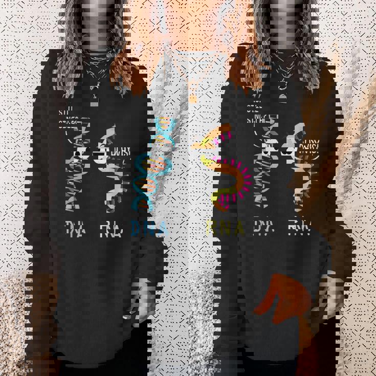 面白い生物学誇り高き生物学者微生物学 Dna Rna スウェットシャツ 彼女への贈り物