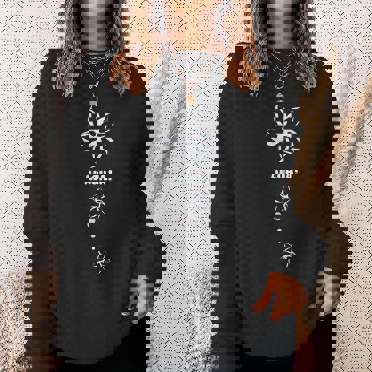 ＊アロハ！ハワイアン＊ プルメリア シンプルデザイン スウェットシャツ 彼女への贈り物