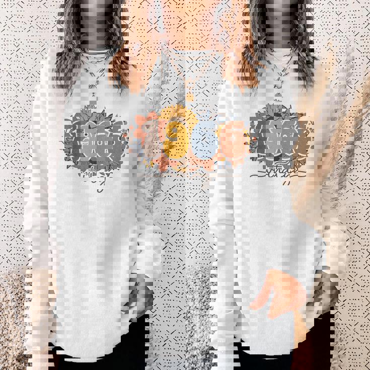 60歳 ヴィンテージ 1966 60歳の誕生日 ワイルドフラワー スウェットシャツ 彼女への贈り物