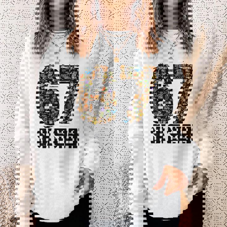 67 シックスセブン イタリアンブレインロットジェネレーションアルファスラングミーム スウェットシャツ 彼女への贈り物