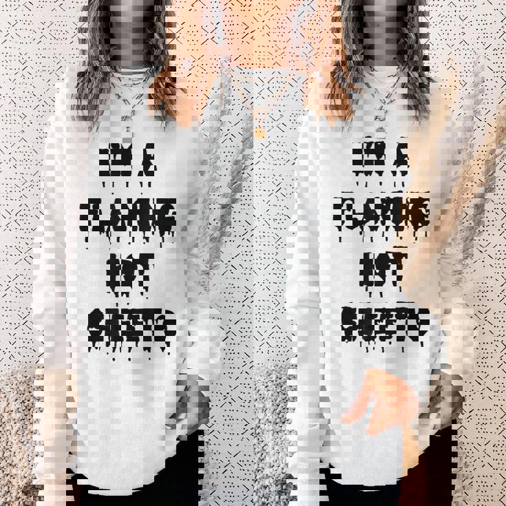 Happy Halloween I’M A Flaming Hot Cheeto Spooky Costume Sweatshirt Gifts for Her