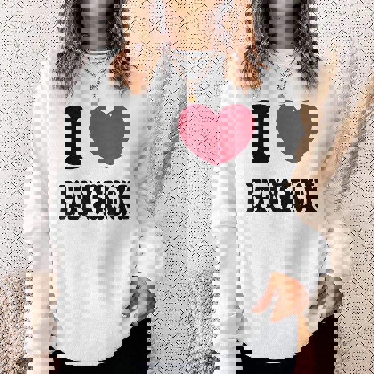 I Love Bangkok バンコクが大好き スウェットシャツ 彼女への贈り物