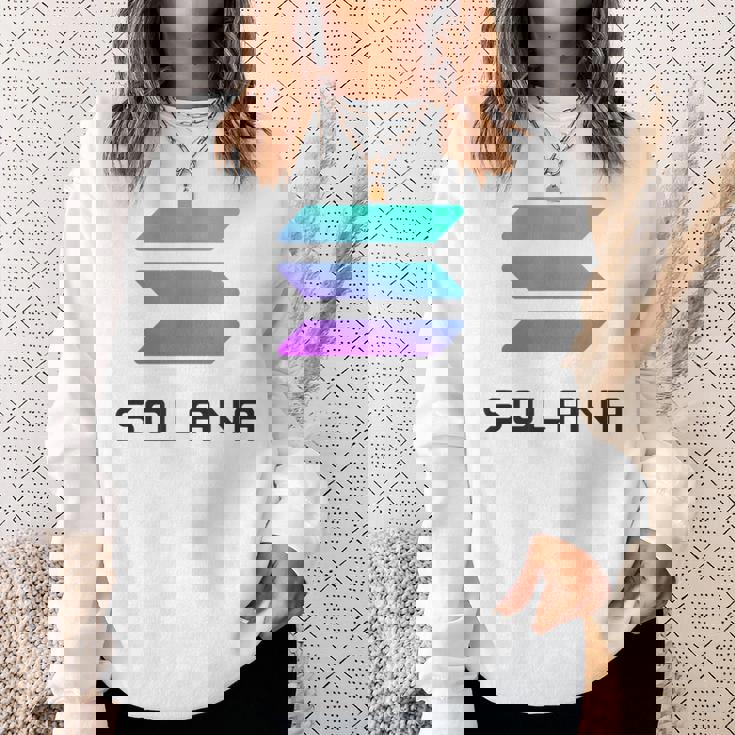 Solコインcryptocurrency 30ソラナ・テクノロジーolana スウェットシャツ 彼女への贈り物