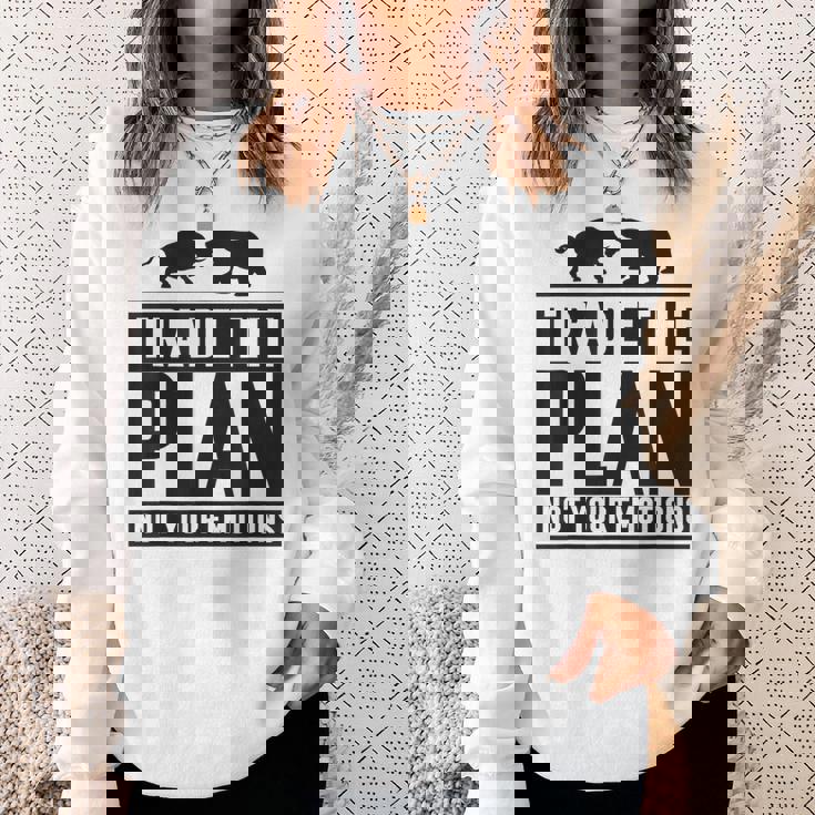 Trade The Plan Not Your Emotions デイトレーダー Trading 株式 証券取引所 スウェットシャツ 彼女への贈り物