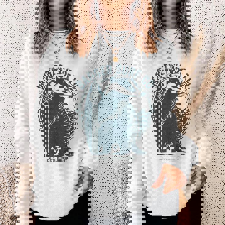 Vintage Badgerurf Co レトロ サーフィン カリフォルニアアート スウェットシャツ 彼女への贈り物