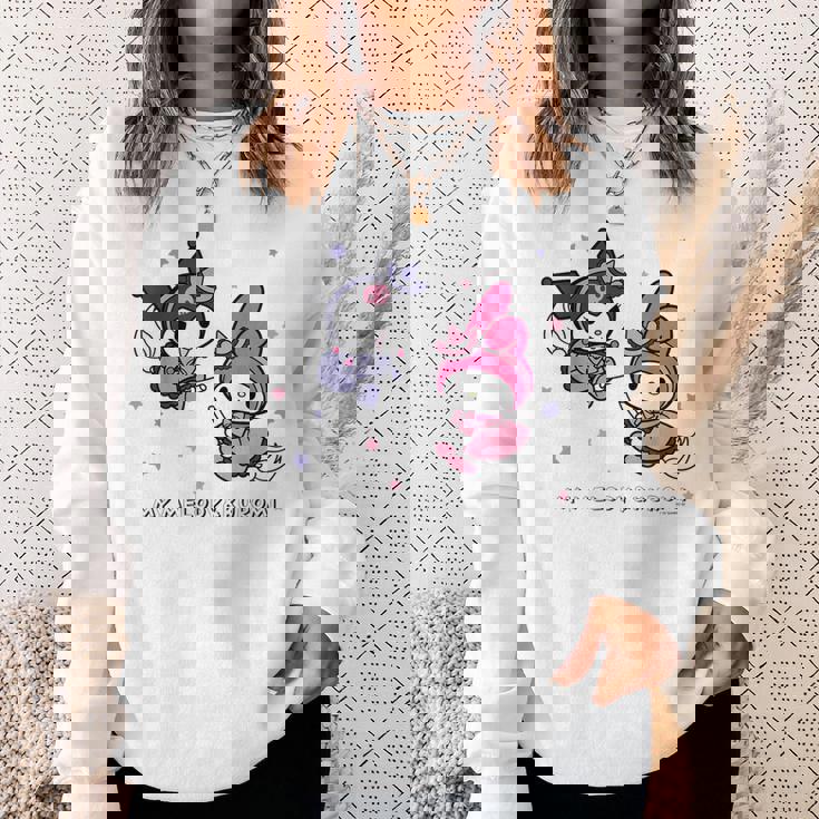 【ハロウィン特集】Usデザイン マイメロディ&クロミ 夜空 スウェットシャツ 彼女への贈り物