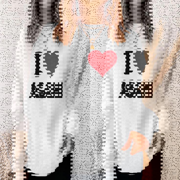 アイハート アサヒジャパン ラブ日本土産アイテム スウェットシャツ 彼女への贈り物