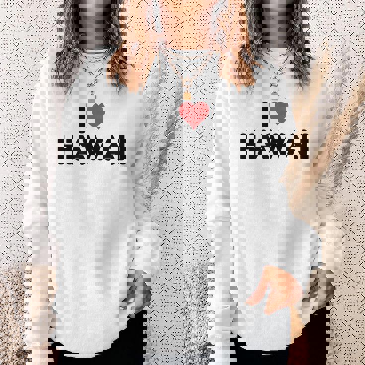 アイラブハワイ スウェットシャツ 彼女への贈り物