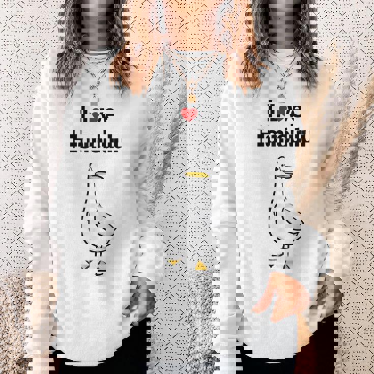 アイ・ラブ・ホノルル スウェットシャツ 彼女への贈り物