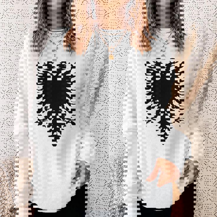 アルバニア国旗 アルバニア バルカン アルバニア国旗 アルバニア国旗 アルバニア国旗 スウェットシャツ 彼女への贈り物