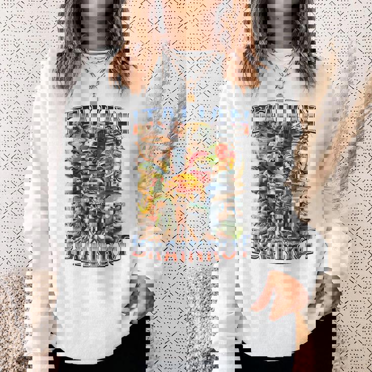 イタリアンブレインロットファニーイタリアンブレインロットミーム スウェットシャツ 彼女への贈り物