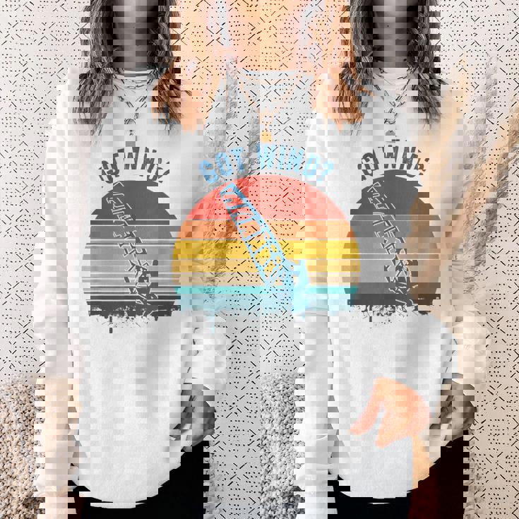 ウィンドサーファーウィンドサーフィンギフト Got Wind スウェットシャツ 彼女への贈り物