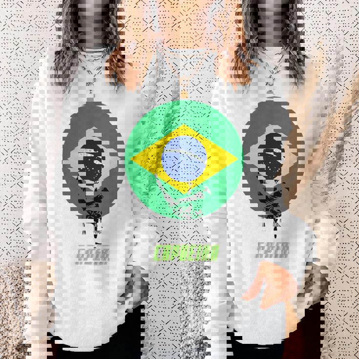 カポエイラ ブラジル国旗 スウェットシャツ 彼女への贈り物