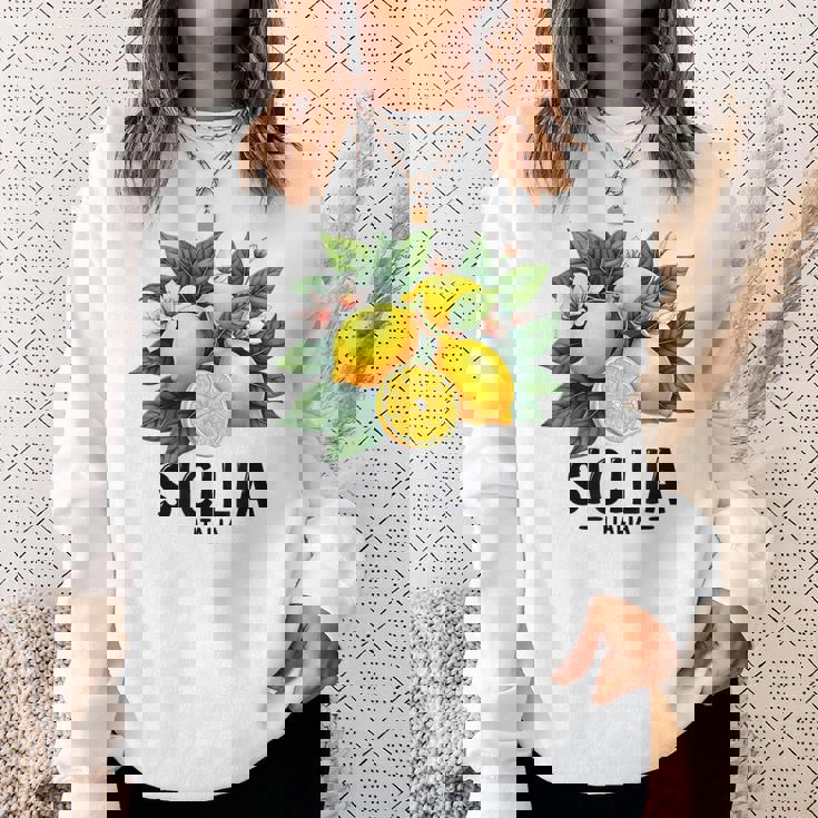 シチリア イタリア シチリア イタリア フレッシュ イタリアン レモン シチリア スウェットシャツ 彼女への贈り物